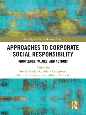 cover image of Approaches to Corporate Social Responsibility